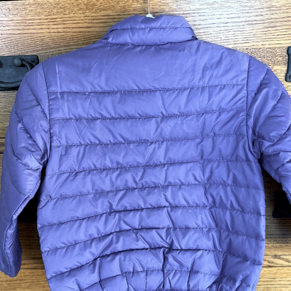 Patagonia Baby Down Puffer Jacket Zip Up Purple Size 3T - Picture 9 of 10